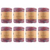 8 Skeins of Sensy Premium 185 Yards 100% Paper Multi-Color