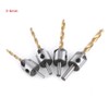 Oumefar Countersunk Drill Set, Metal Countersink Drill Biting Countersink Drill