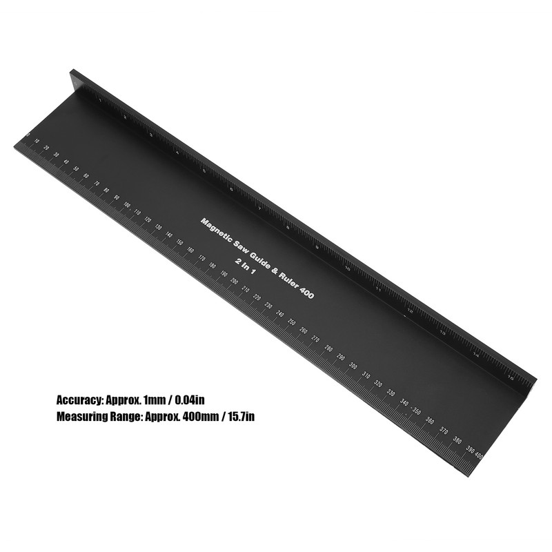 Multifunctional Protective Ruler Woodworking Scribing Aluminum Alloy Ruler HT202054