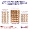 KITCHENATICS Half Sheet Cooling Racks for Cooking and Baking, Stainless