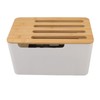 Naroote WiFi Box, Router Storage Box, Bamboo Plastic WiFi Router