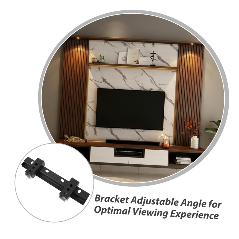 KICHOUSE Tv Mount Wall Bracket Telescopic Swivel Tv Hanger Construction