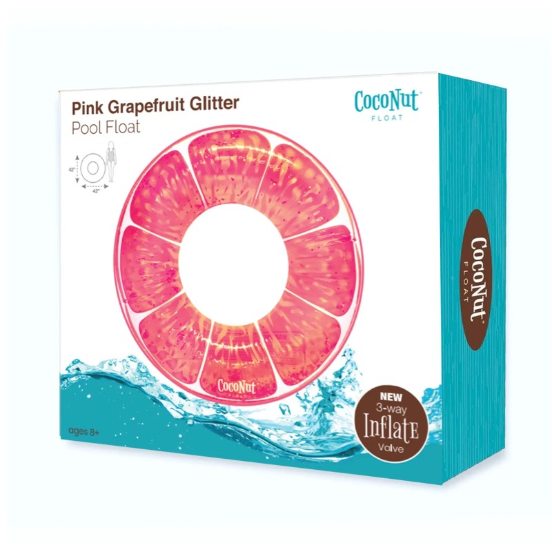 CocoNut Outdoor Pink Grapefruit Glitter - 42" x 42" –