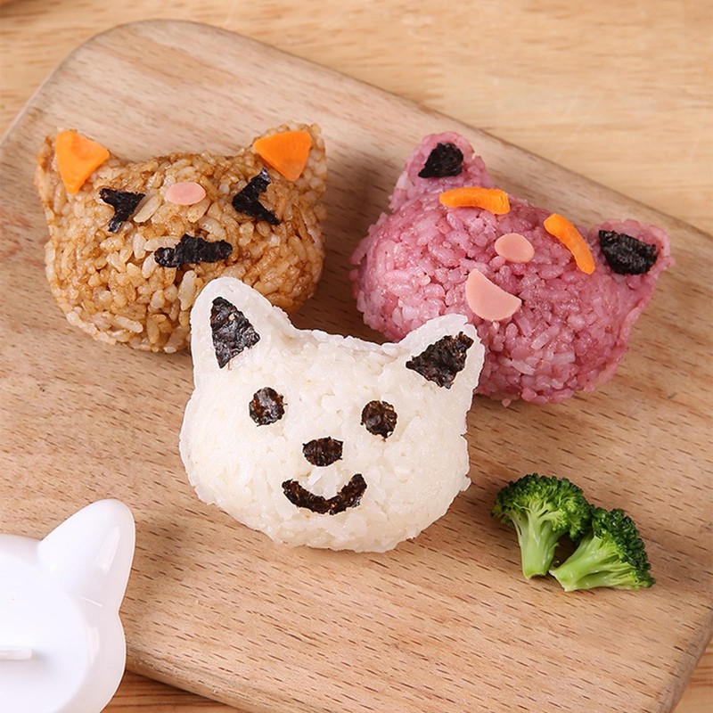 Rice Ball Mold Set Cat Lovely Rice Ball Mold Sushi