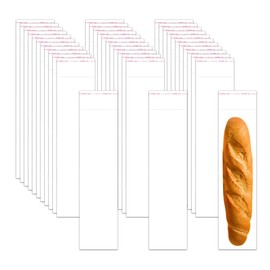 EachDusto Long Self Adhesive Cellophane Bags 3x11 Clear Self Stick Cello Bags 100ct OPP Poly Glassine Bags 2mil for Tie Candle Corn Bakery Utensils Candy Badminton Flatware Macarons