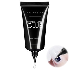 Nail Art Rhinestone Glue Gel 30 g, Glue for Gemstones, UV Glue for Nails, Professional Gemstone Glue for Nails, Glue for Manicure DIY for Beginners and Professional Salons