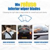 HRSNO 24"+18" Windshield Wipers With 14" Rear Wiper Blade Sets