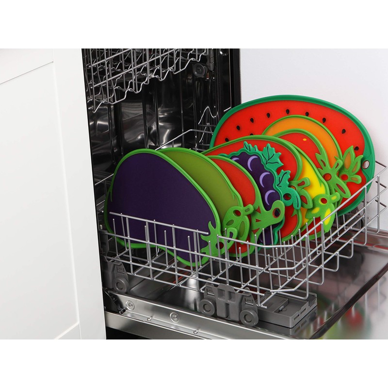 Dexas Cutting/Serving Board, Orange Shape 12.5x10.25 inches