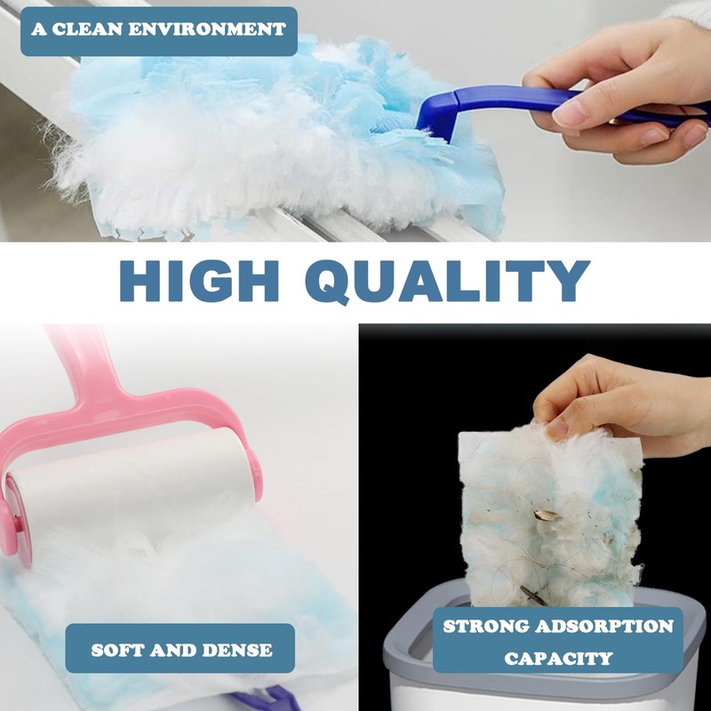 30 PCS Flash Dust Magnet, Blue Dust Magnet Refills, Disposable