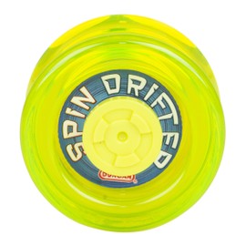 Duncan Toys Spin Drifter Yo-Yo, Side-Spinning Yo-Yo, Beginner to Advanced, Yellow/Green, 1 Yo-Yo