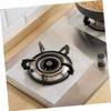 Operitacx 8-piece Silver Hob Stovetop Liners Gas Range Protectors Non-stick