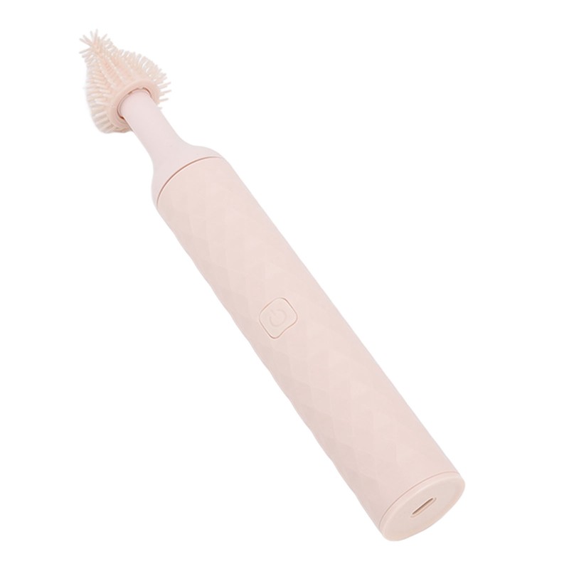 Electric Baby Silicone Nipple Bottle Brush Set Waterproof IP65 Ergonomic
