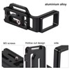 Quick Release Aluminium Alloy Vertical L Plate Bracket Hand Grip