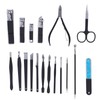 18 Pcs Manicure Set Portable Eyebrow Trimmer Dead Skin Pliers
