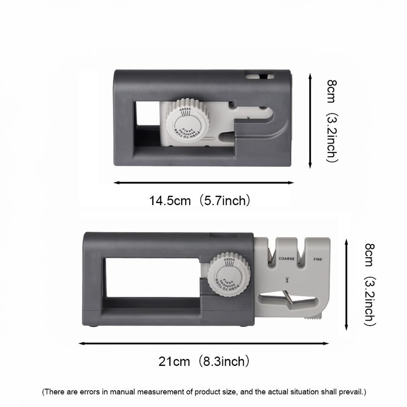 5-Angle Professional Knife Sharpener - Adjustable Kitchen Knife Sharpener for