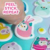 Calcomanías hinchadas originales de Squishmallows, 33 calcomanías de papelería, tema