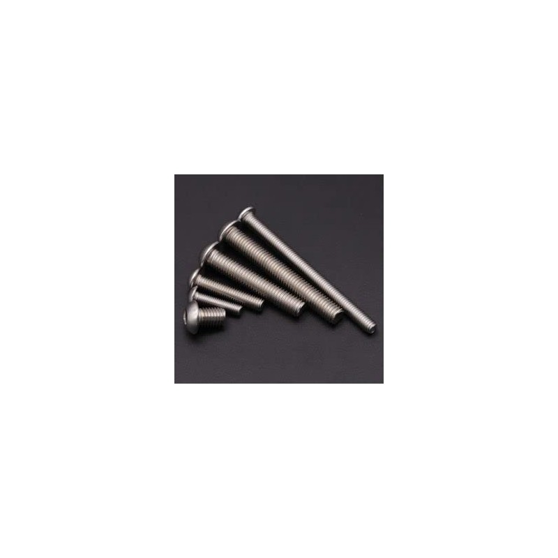 RoyceMart M8 x 10 mm (20 Pack) Hex Socket Button