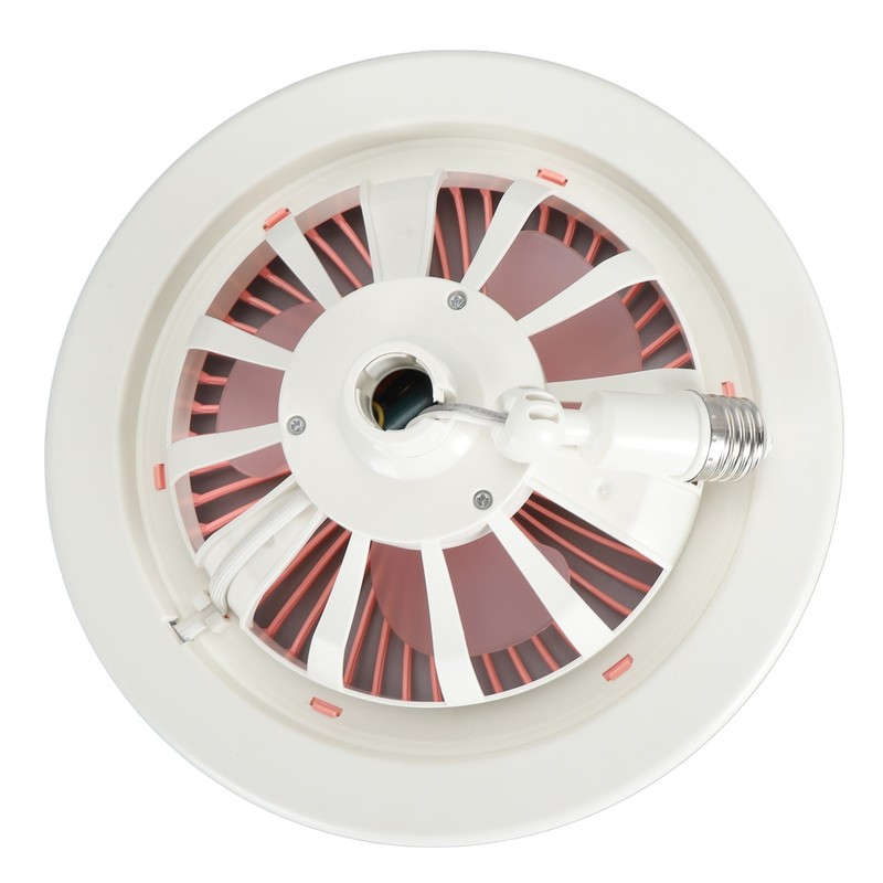 Enclosed Ceiling Fan with Light and Remote Adjustable Timing Mini