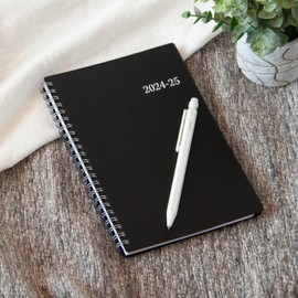 Blue Sky 2024-2025 Academic Year Weekly and Monthly Planner, 5" x 8", Flexible Cover, Wirebound, Enterprise (150145)