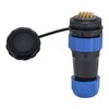 Waterproof Connector Back Nut IP68 Aviation Power Socket 5A for