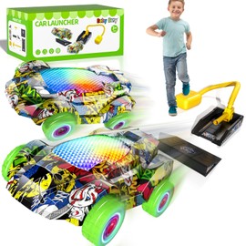 Beby Buty Car Launcher Indoor Outdoor Game Toys for Kids Boys, Toys Gifts for 3 4 5 6 Year Old Boys, Ideas 3 4 5 6 Year Old Boys Toys Birthday Gifts, Outside Outdoor Toys for Kids Ages 3-5 4-8