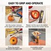 Zfegto Apple Core Remover Apple Corer Tool, 304 Stainless Steel,