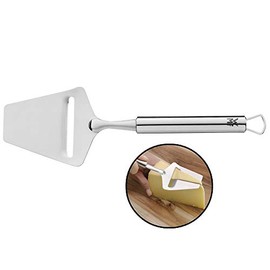 WMF Profi Plus cheese slicer, 24 cm, cheese cutter, Cromargan stainless steel, partially matte, dishwasher-safe