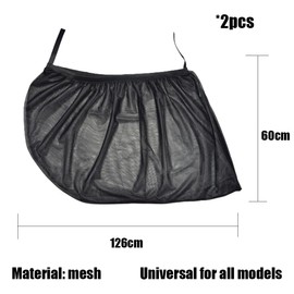 Sonnenschutz Auto-Baby Universal-Sonnenblende Auto-Netz mit UV-Schutz/Blendschutz Fenster-Sonnenschutz-Roll-up-Heckscheibe zum Schutz von Babys, Kindern und Haustieren 2 Stück.