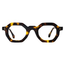 Reading Glasses for Women - Blue Light Blocking Reading Glasses Vintage Design Geometric Frame Readers Anti Glare Filter Lightweight Eyeglasses, 2.5x Magnification