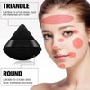 Pack of 4 Powder Puff Triangle Powder Puff Face Extral