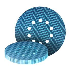 Pack of 20 225 mm Velcro Sandpaper, 10-Hole Sanding Discs with Dust Extraction, Grain 120, High-Quality Aluminium Oxide Abrasive for Random Orbital Sanders - GZKTY