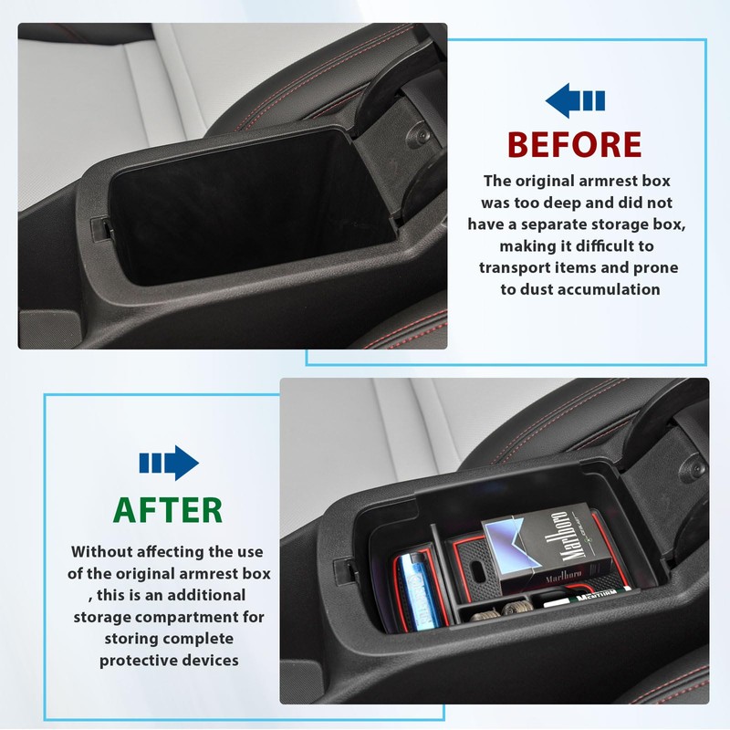 EDBETOS Center Console Organizer Tray Compatible with 2024 2025 2026