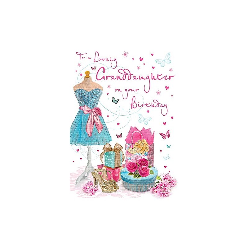 Regal Publishing Granddaughter Birthday Card 9" x 6"