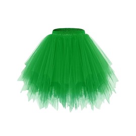 Firuilo Layered Tutu Skirt Dance Tutu Skirts Tulle Tutu Skirts Ballet Tutu Skirts Festival Tutu Costume for Women A-Green