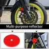WUSHIXAN 10 Pack Red Screw on Round Reflectors for Mailbox,