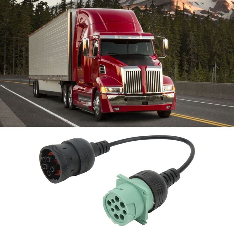 9P J1939 to 6P J1708 Diagnostic Cable Plug and Play