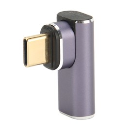 USB C 3.1 Magnetic Right Angle Adapter PD 140W Fast Charging 40Gbps 8K 90 Degree Type C Magnetic Adapter for MacBook Pro