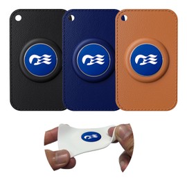 LAIDOLAILA 3 Pack Medallion Card Holder for Princess Cruise – Cruise Ship Essentials for Lanyard, Purse or Wallet, Durable Silicone Cruise Accessory (Fits 2025 2026 Medallion)