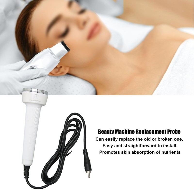 Facial Beauty Device Replacement Probe Flat Head Professional Deep Cleanse