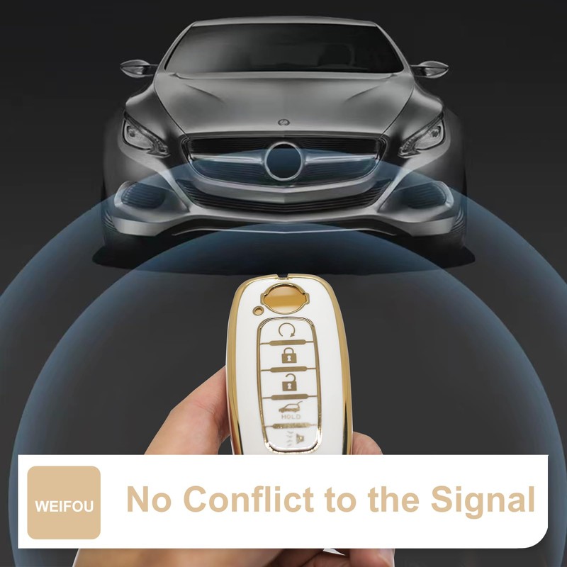 For Nissan Rogue Key Fob Cover 2026, 5 Button Key