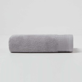 Homescapes Premium Cotton Hand Towel 50 x 90 cm, Hand Towel Light Grey, 100% Egyptian Cotton 700 g/m²