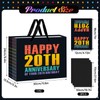 Black 40th Birthday Gift Bags Funny Design for Men Women