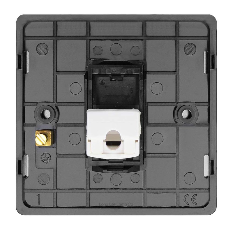 1 Gang Ethernet Port Data Socket CAT 5 Wall Plate