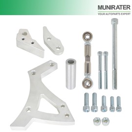munirater Aluminum Alloy Alternator Bracket Kit Replacement for 1970-1985 Torino/Ranchero/Falcon/Bronco/F-100 351C-ALTBRKT