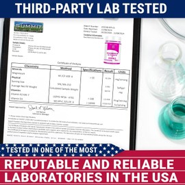 Magnesium Glycinate 500mg with High-Potency Vitamin D3 10,000 IU & Vitamin K2 200mcg | Enhanced with Coconut Oil for Optimal Absorption | Non-GMO, Gluten-Free, Sugar-Free Softgels (60 softgels)