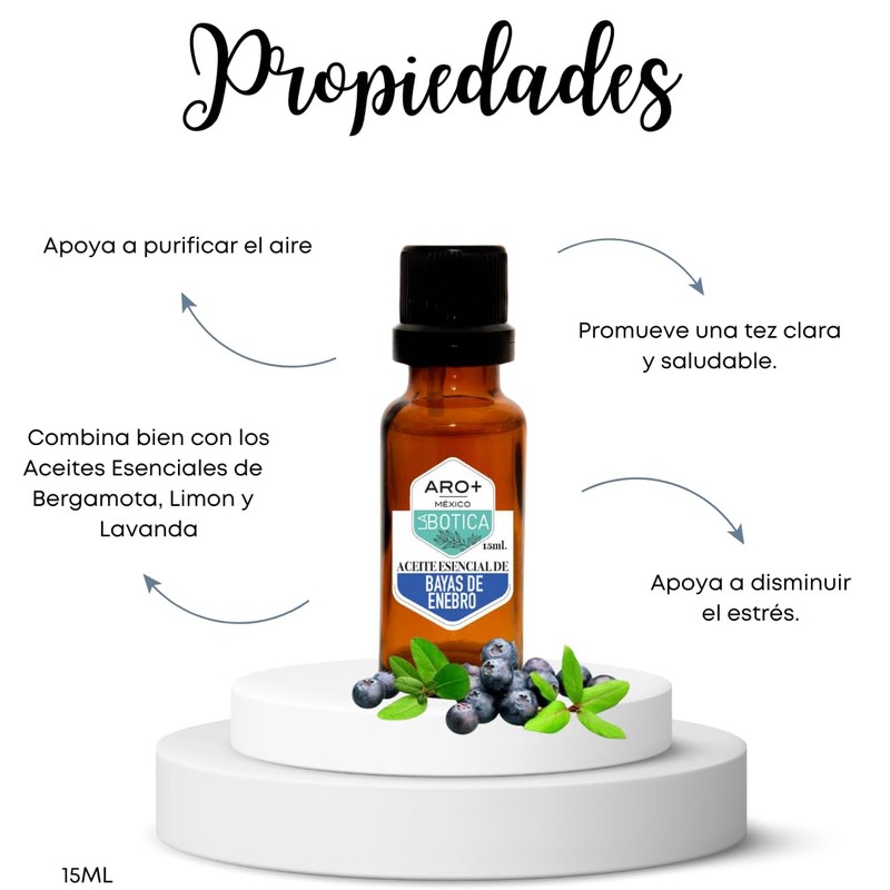 Aceite Esencial de Bayas De Enebro Natural Puro Aromaterapia