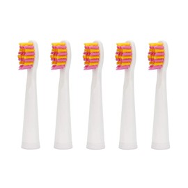Toothbrush Replacement Heads Compatible with Fairywill FW-D1/D3/D7/D8/507/508/551/917/959, ATMOKO, Gloridea, Sboly, WOVIDA, YUNCHI Y1 Sonic Electric Toothbrushes, 5 Pack - White
