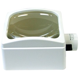 System Vario Plus Magnifier head, Without Handle 7D 2.8x 100x75mm Illuminated Stand and Reading Magnifiers
