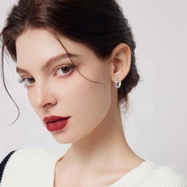 Basketball Earrings 925 Sterling Silver Basketball Hoop Earrings Sports Jewelry Gifts for Women