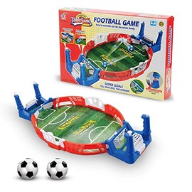 Interactive Table Football Game, Mini Table Football Games with 2 Footballs, Indoor 2 Player Party Table Football Gift for Children, Table Football Games Desktop Interactive Toy, Table Football Games